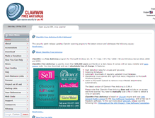 Tablet Screenshot of clamwin.com